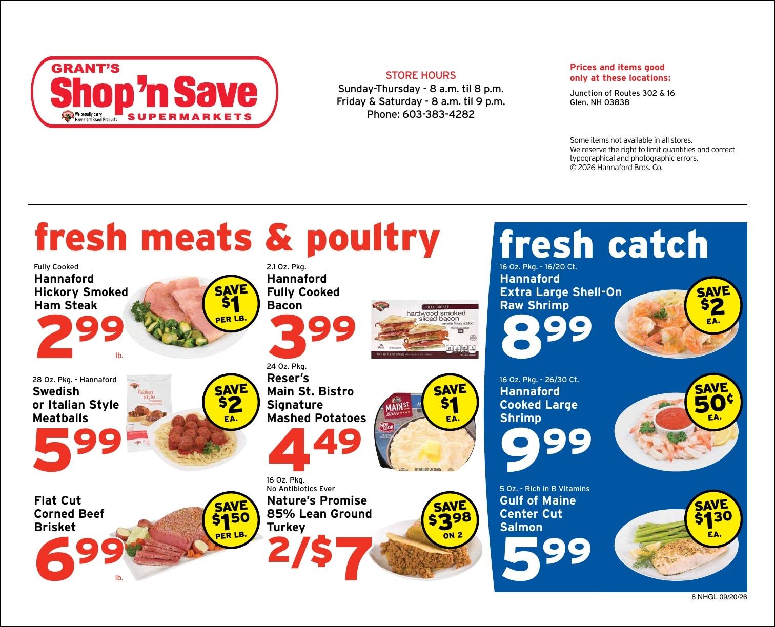 Grant's Shop 'n Save Weekly Ad September 27 - October 3, 2026
