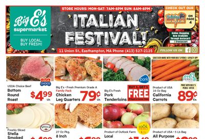 Big E's Supermarket Weekly Ad October 4 - 10, 2026