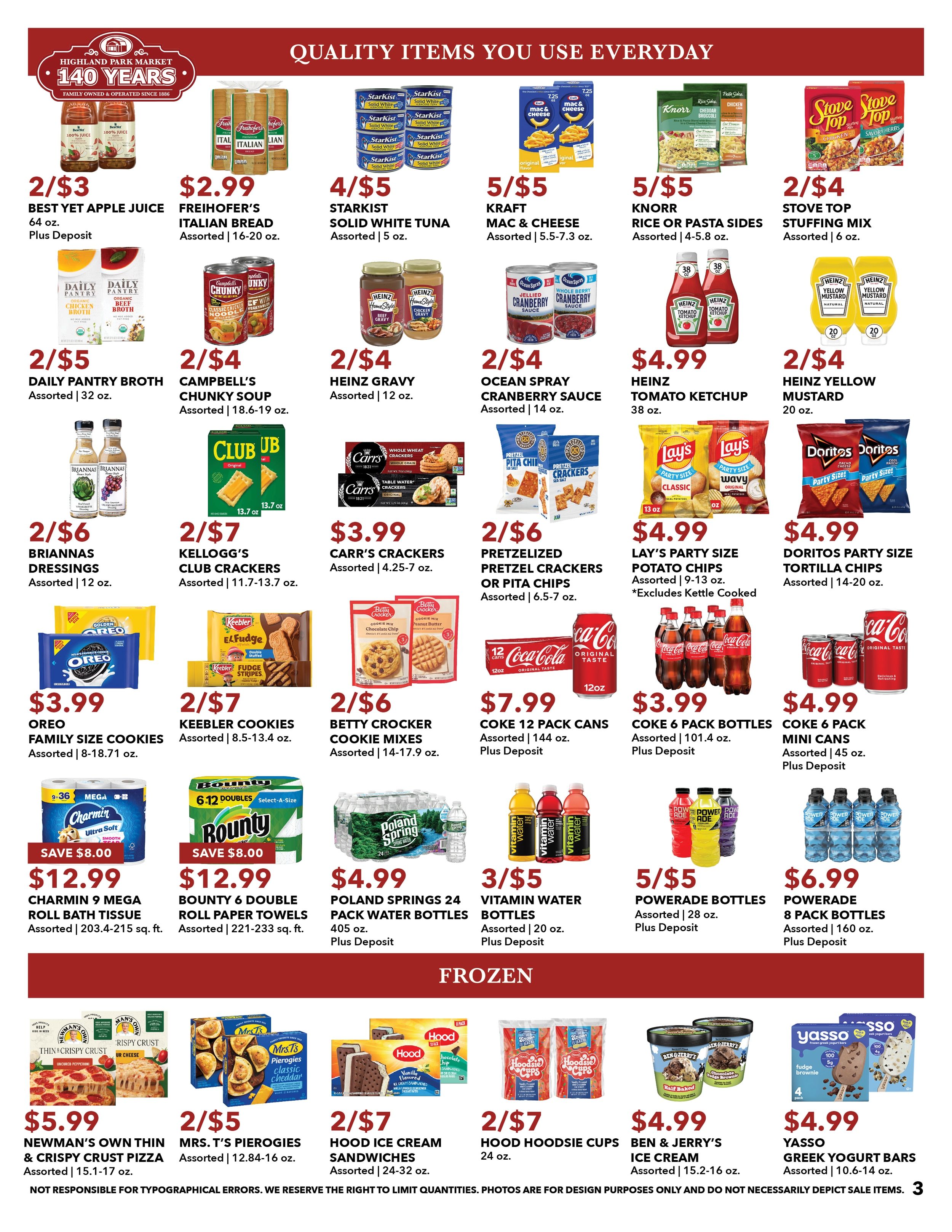 Highland Park Market (Connecticut) Weekly Ad October 4 - 10, 2026