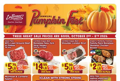 LaBonne's Markets Weekly Ad October 2 - 8, 2026