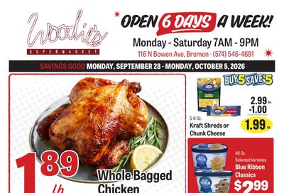 Woodie's Supermarket Weekly Ad September 30 - October 6, 2026