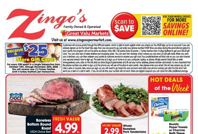 Zingo's Supermarket Weekly Ad October 4 - 10, 2026