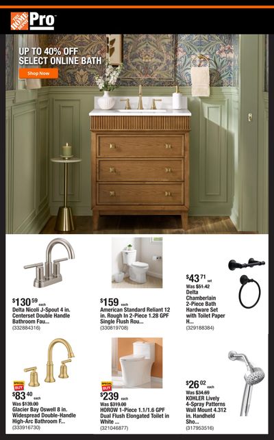 Home Depot (Cromwell Area, CT) Weekly Ad September 28 - October 5, 2026