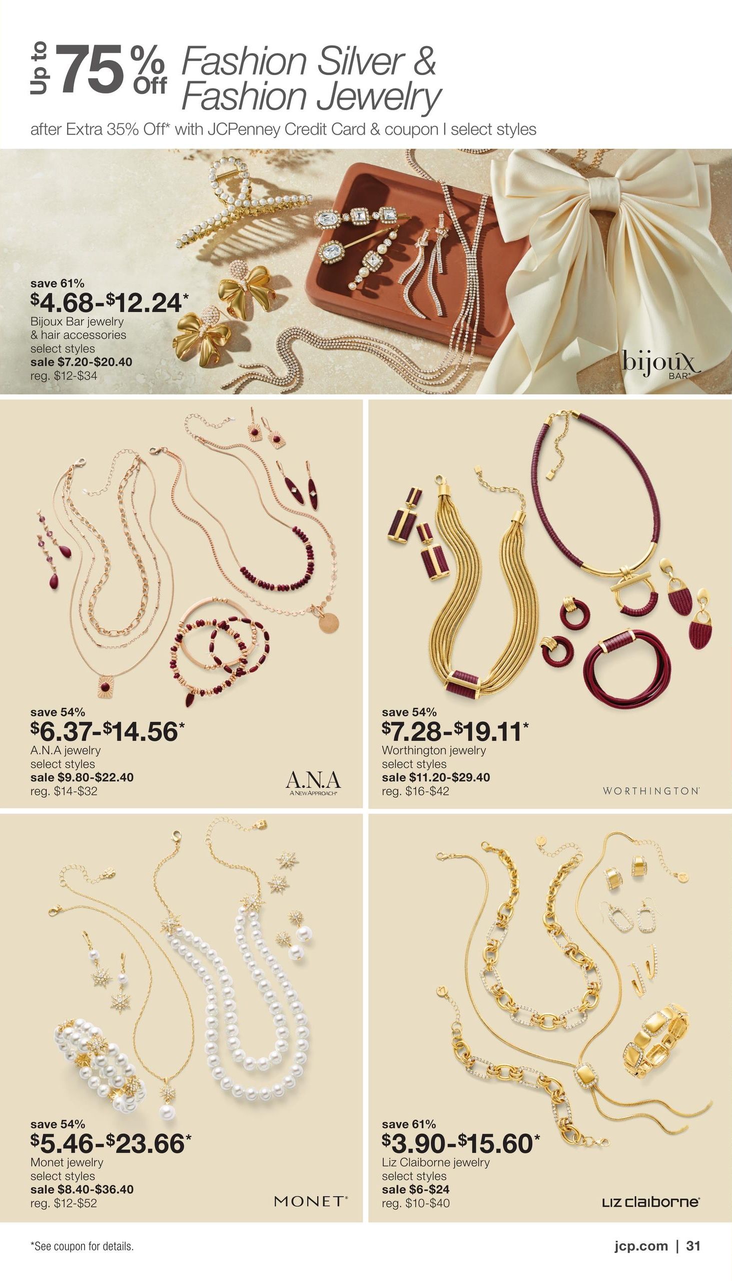 JCPenney Our Biggest Jewelry Sale of the Season Weekly Ad September 28 - October 25, 2026
