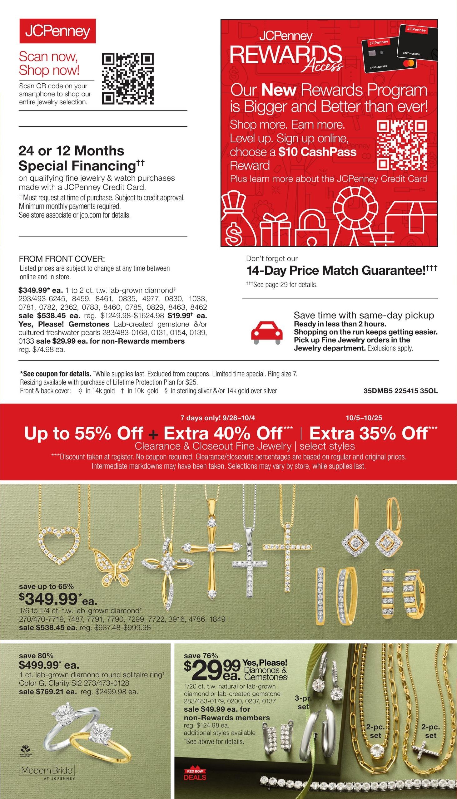 JCPenney Our Biggest Jewelry Sale of the Season Weekly Ad September 28 - October 25, 2026
