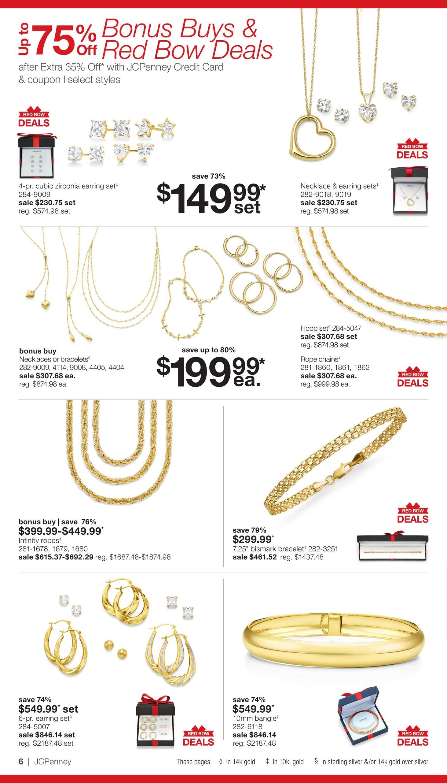 JCPenney Our Biggest Jewelry Sale of the Season Weekly Ad September 28 - October 25, 2026