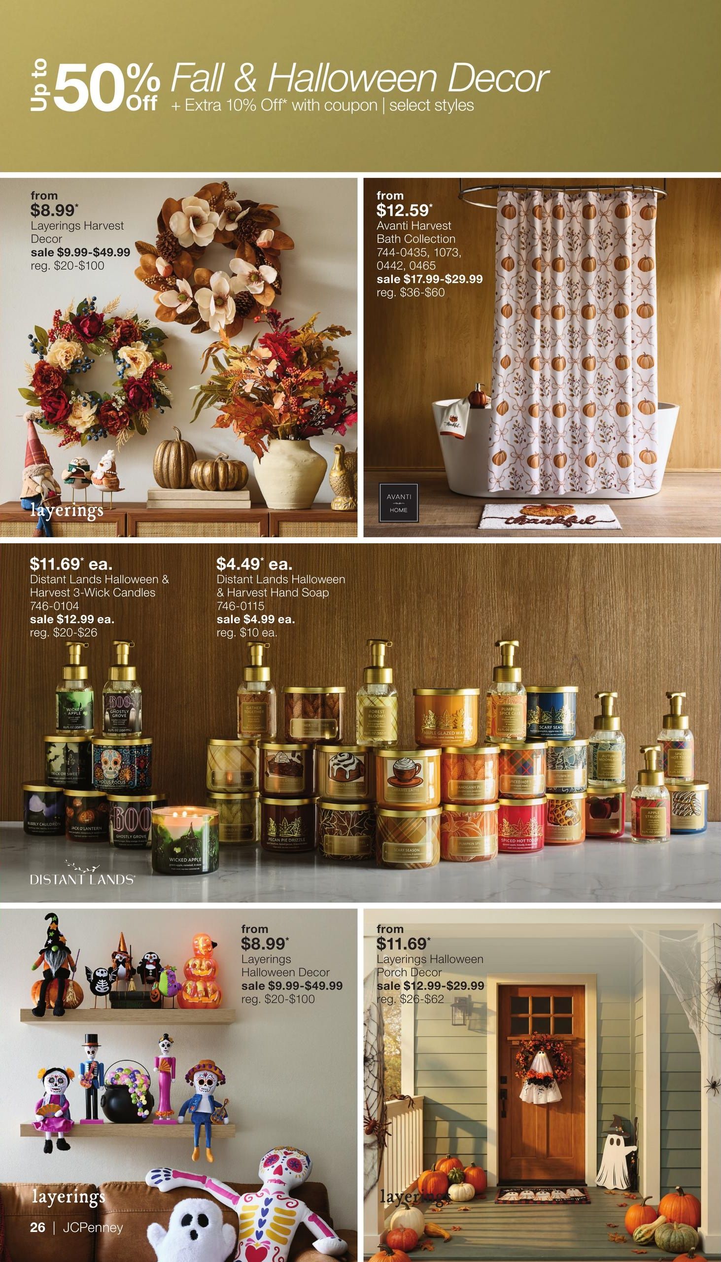JCPenney Semi-Annual Home Sale Weekly Ad September 28 - October 25, 2026