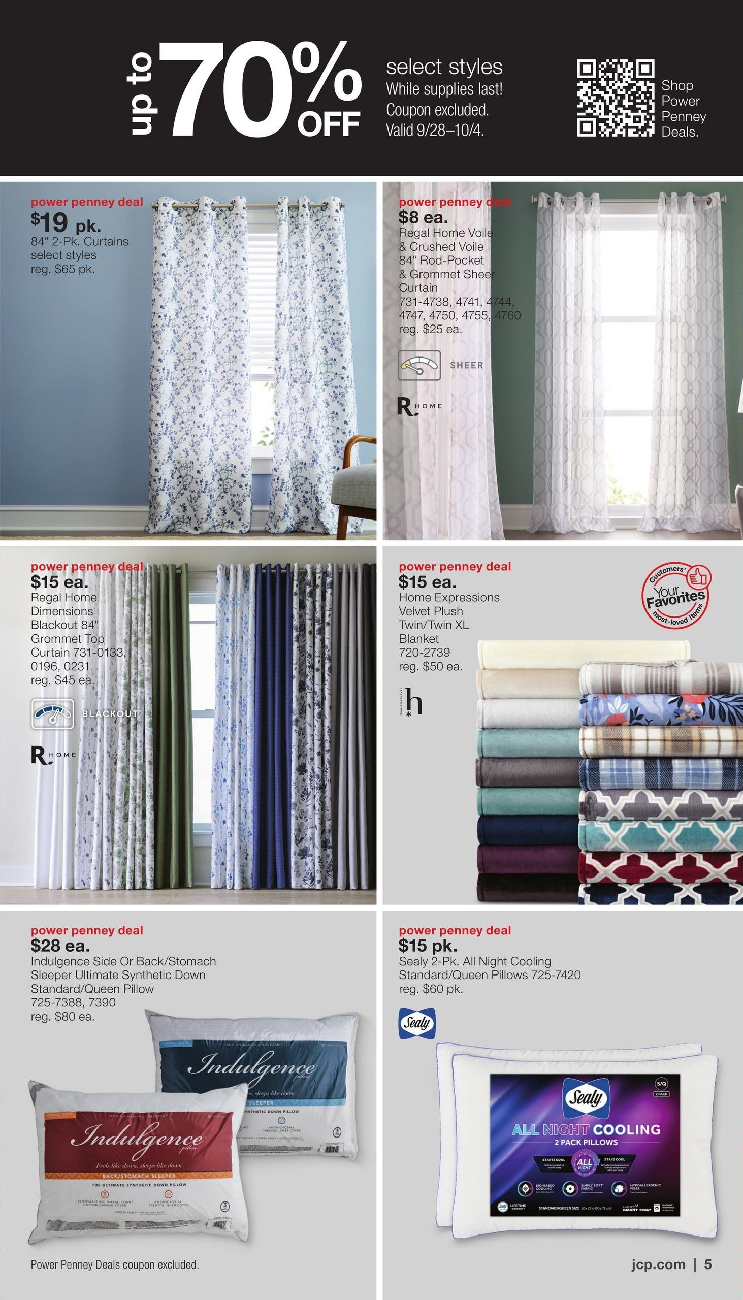 JCPenney Semi-Annual Home Sale Weekly Ad September 28 - October 25, 2026