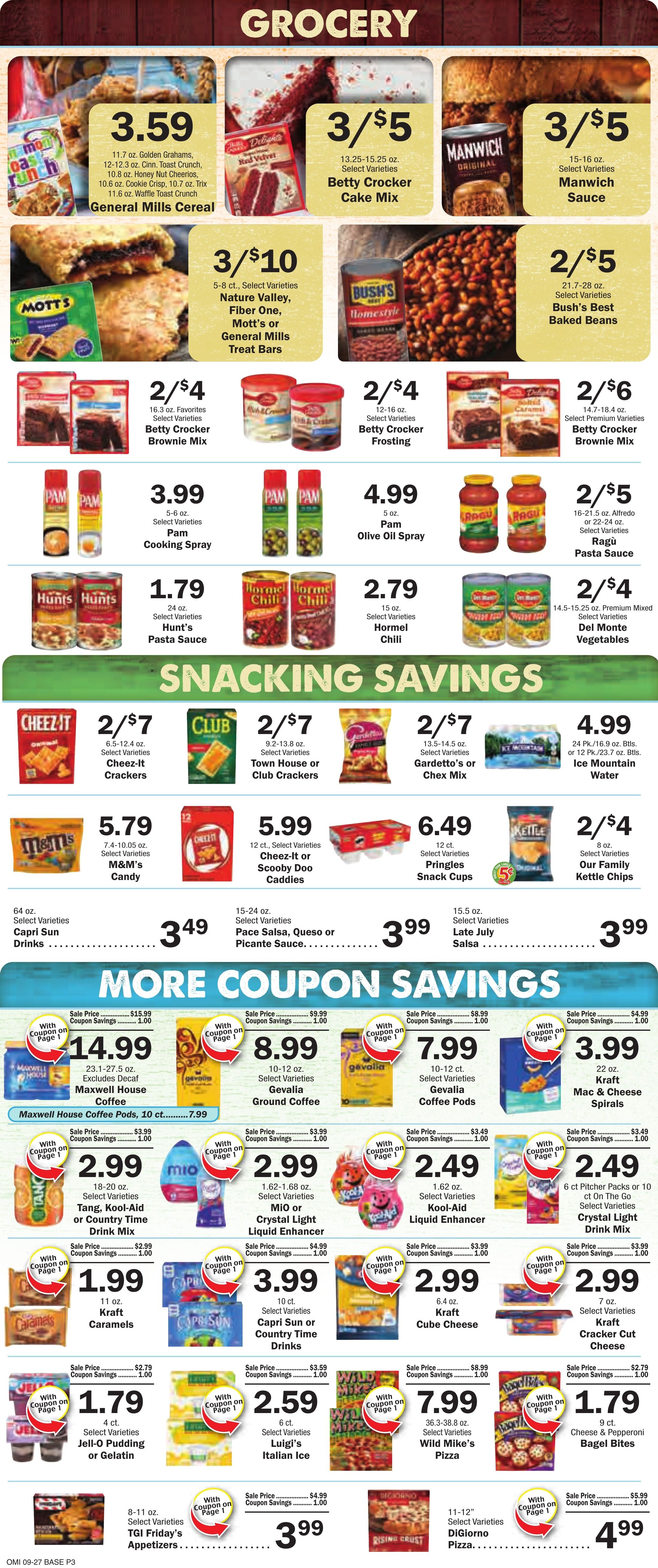 Pop's Grocery Shoppe Weekly Ad September 27 - October 6, 2026