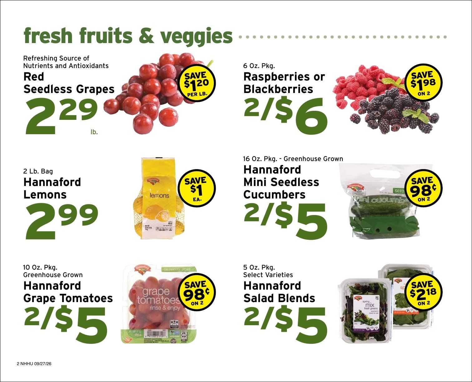 Hunter's Shop 'n Save Weekly Ad September 27 - October 3, 2026