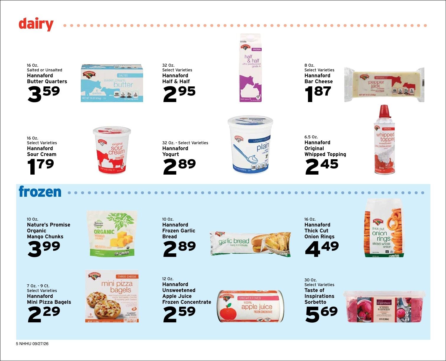 Hunter's Shop 'n Save Weekly Ad September 27 - October 3, 2026