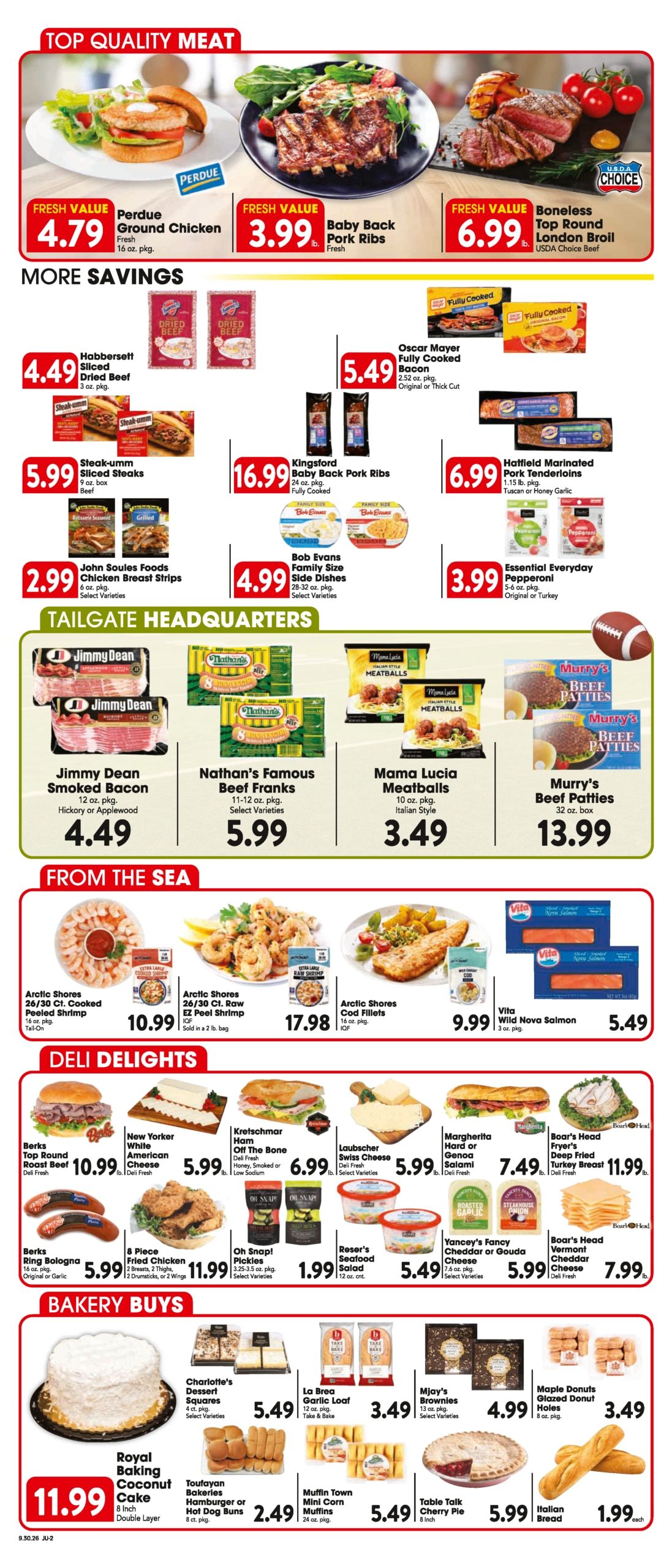 Trout's Jubilee Foods Weekly Ad September 30 - October 6, 2026