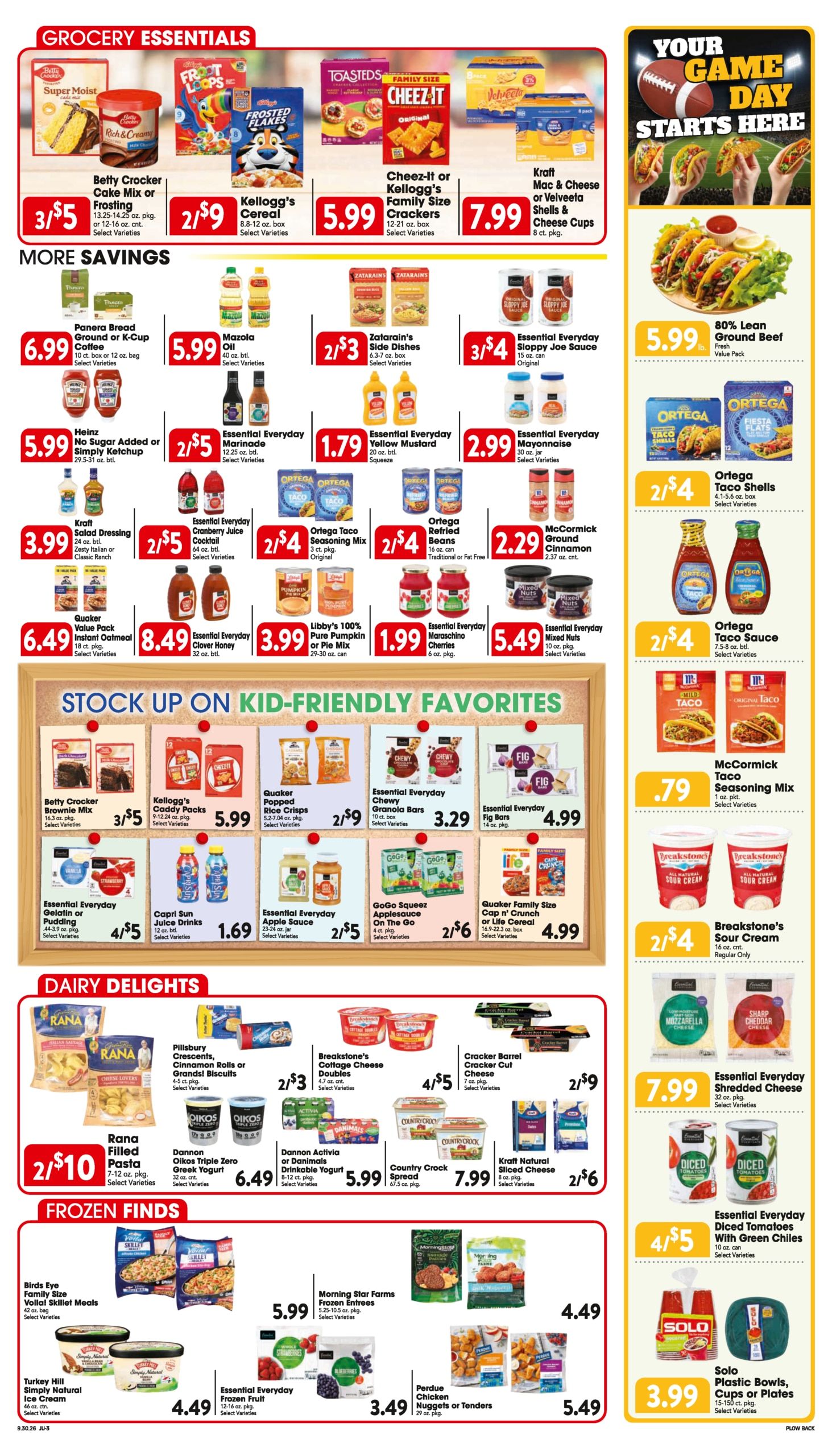 Trout's Jubilee Foods Weekly Ad September 30 - October 6, 2026