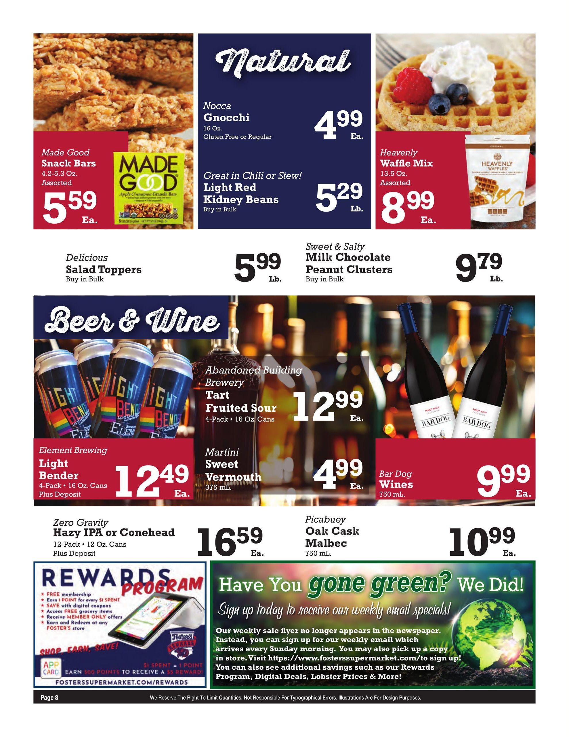 Foster's Super Market (Athol Area, MA) Weekly Ad September 28 - October 3, 2026