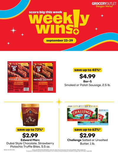 Grocery Outlet (Antelope Area, CA) Weekly Ad September 23 - 29, 2026