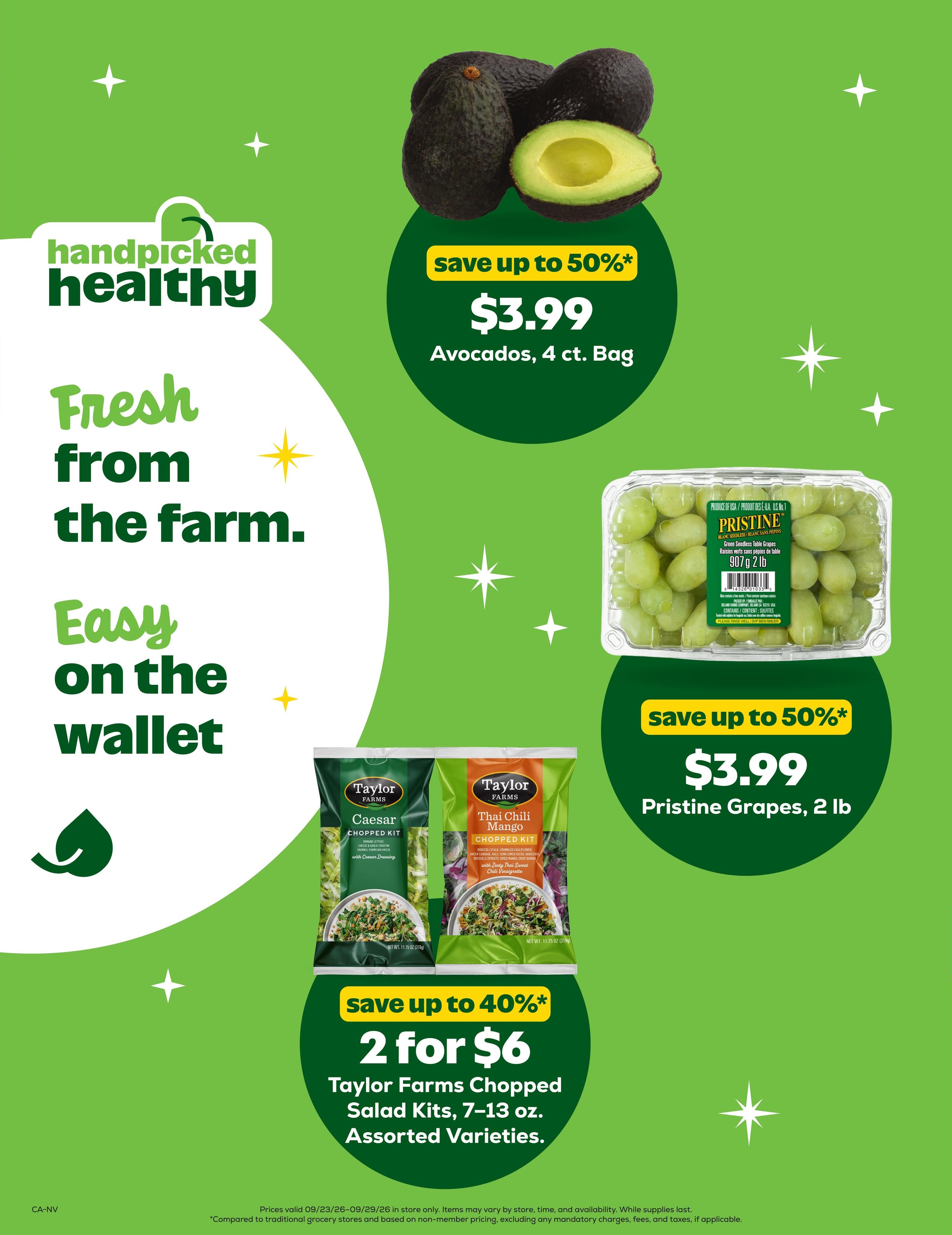 Grocery Outlet (Antelope Area, CA) Weekly Ad September 23 - 29, 2026