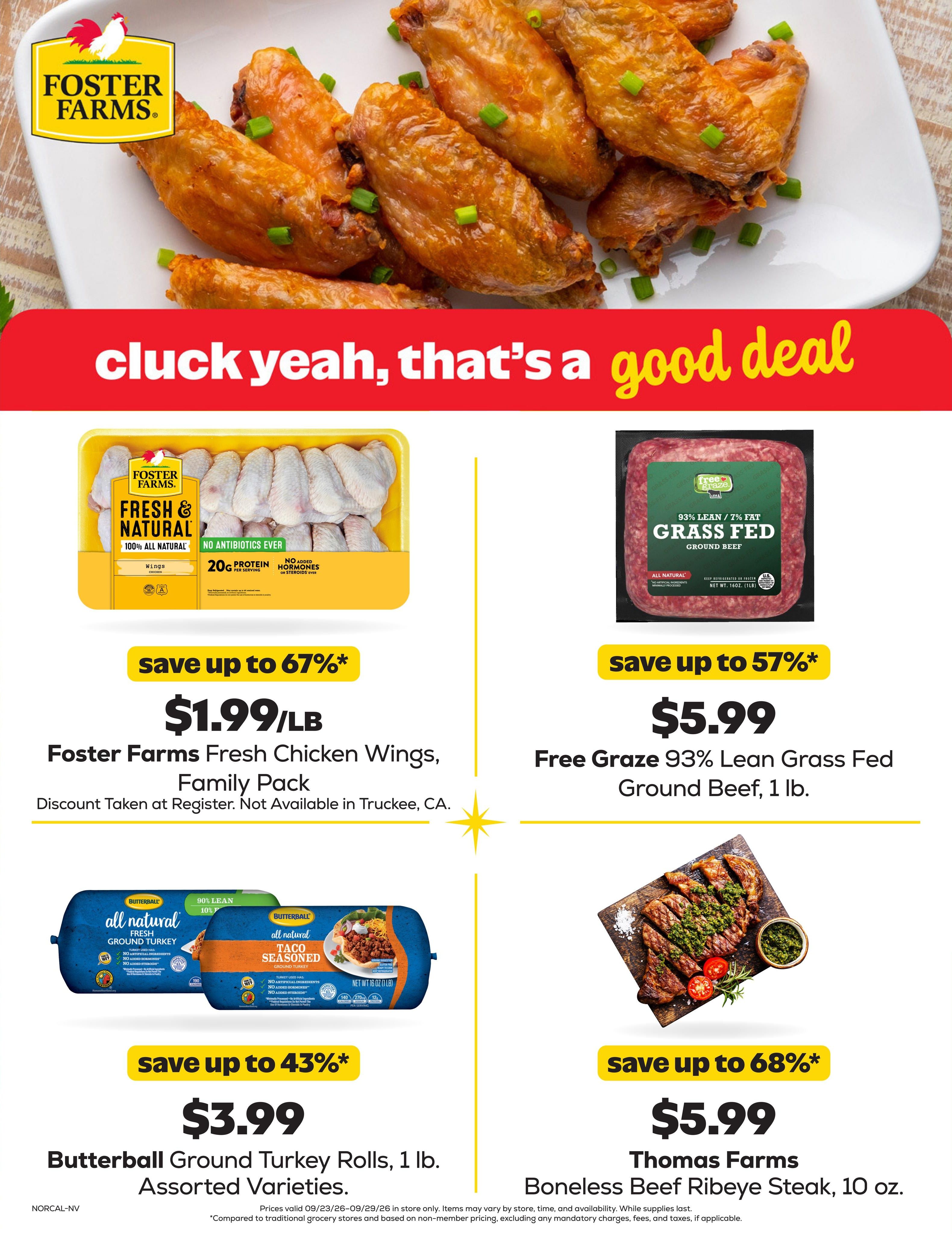 Grocery Outlet (Lincoln Area, CA) Weekly Ad September 23 - 29, 2026