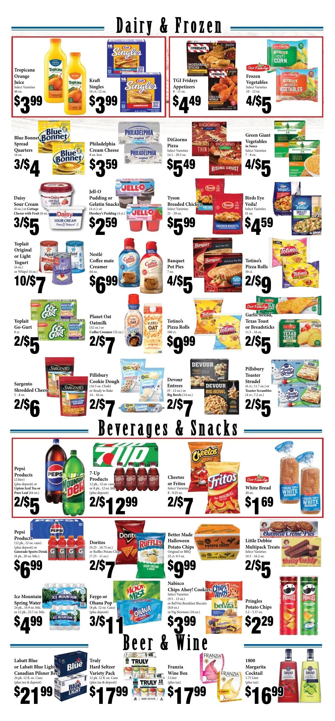 Fresh Choice Food Center Weekly Ad September 29 - October 19, 2026
