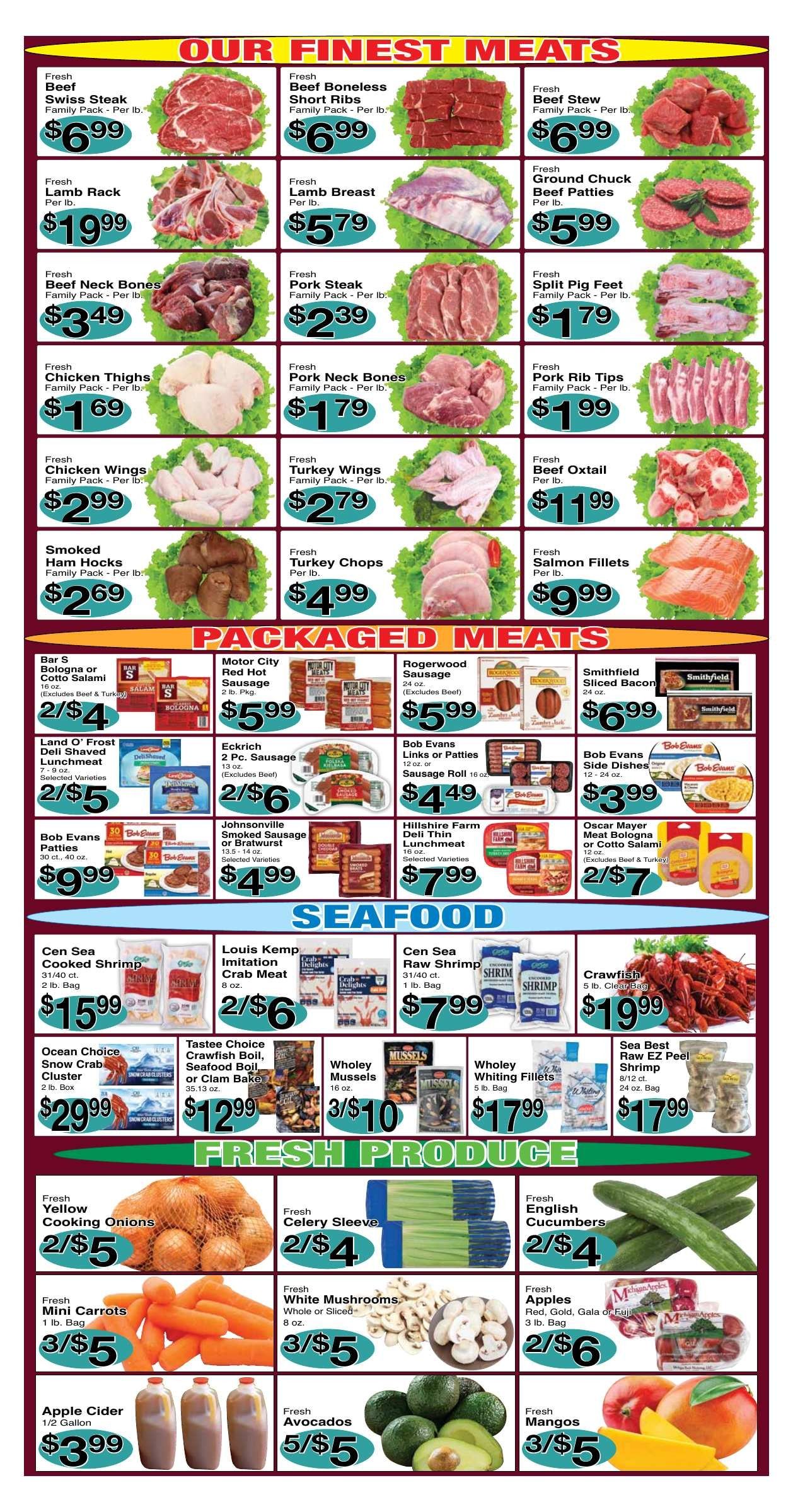 Glory Supermarket (8000 West Outer Drive, Detroit, MI) Weekly Ad September 29 - October 12, 2026
