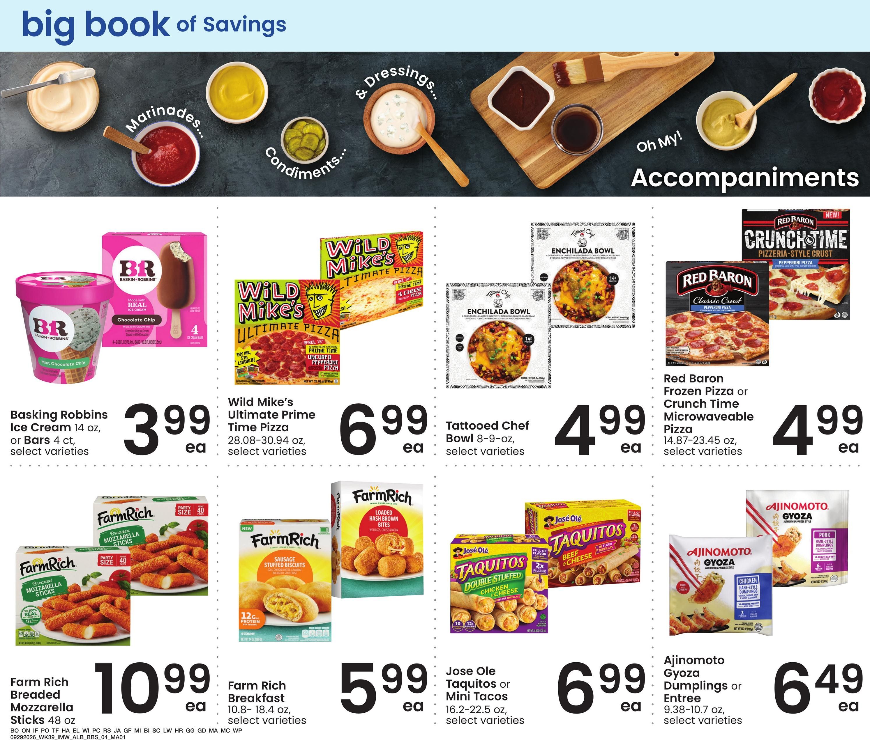 Albertsons (Aberdeen Area, ID) Big Book of Savings Weekly Ad September 29 - October 26, 2026