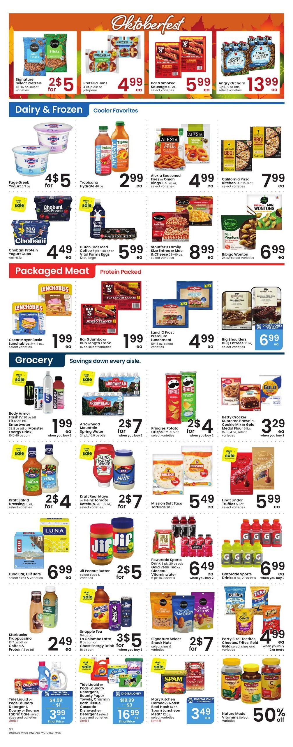 Albertsons (Ontario Area, OR) Weekly Ad September 30 - October 6, 2026