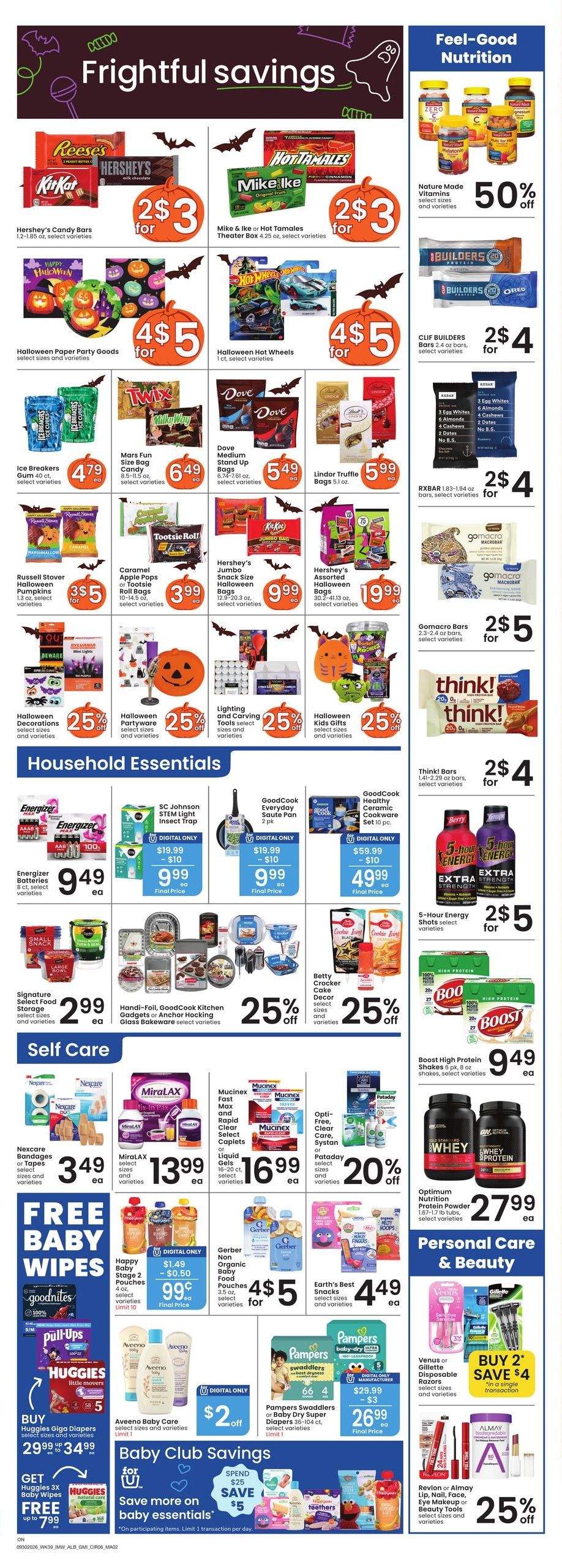 Albertsons (Ontario Area, OR) Weekly Ad September 30 - October 6, 2026