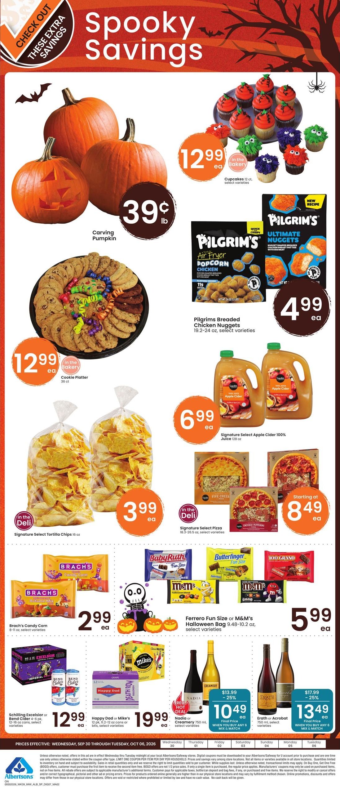 Albertsons (Ontario Area, OR) Weekly Ad September 30 - October 6, 2026