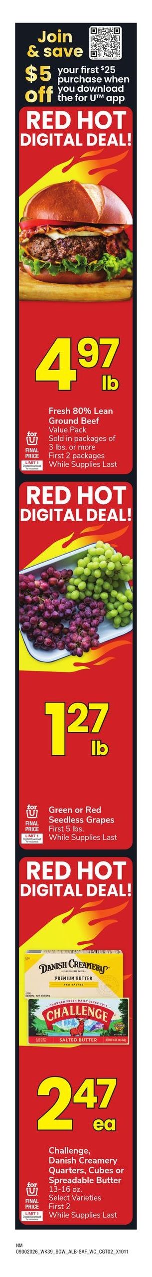 Albertsons (Crownpoint Area, NM) Weekly Ad September 30 - October 6, 2026