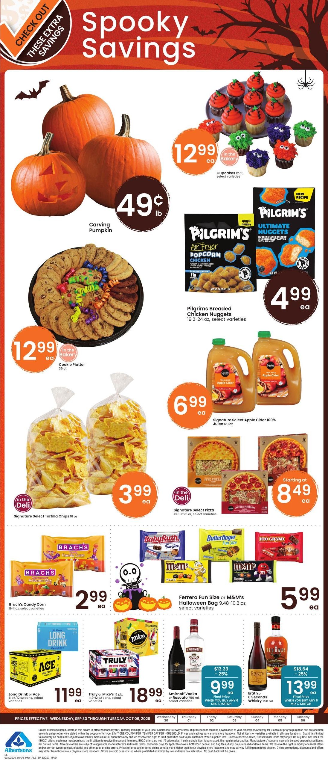 Albertsons (Elko Area, NV) Weekly Ad September 30 - October 6, 2026