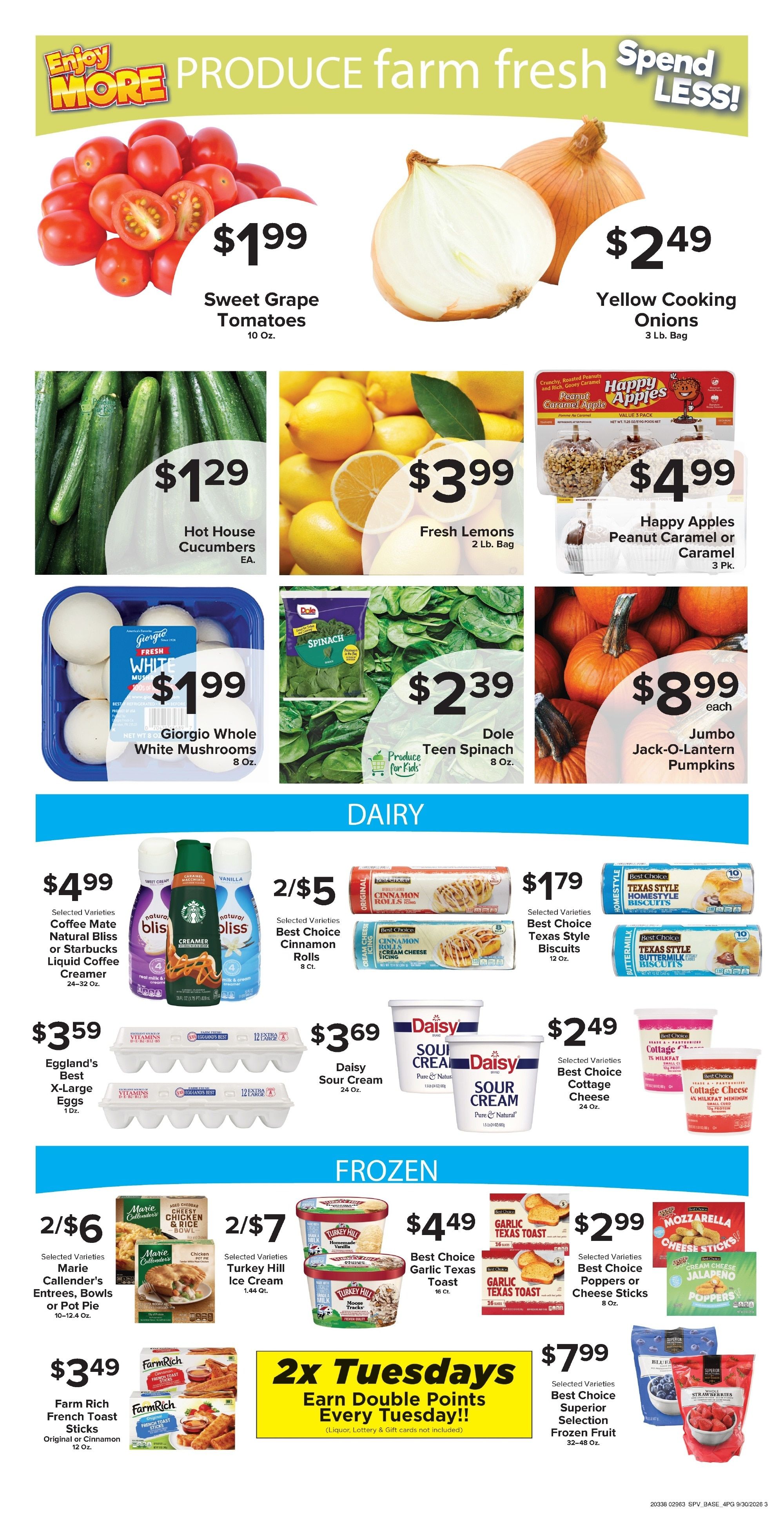 Your Country Mart Weekly Ad September 30 - October 6, 2026