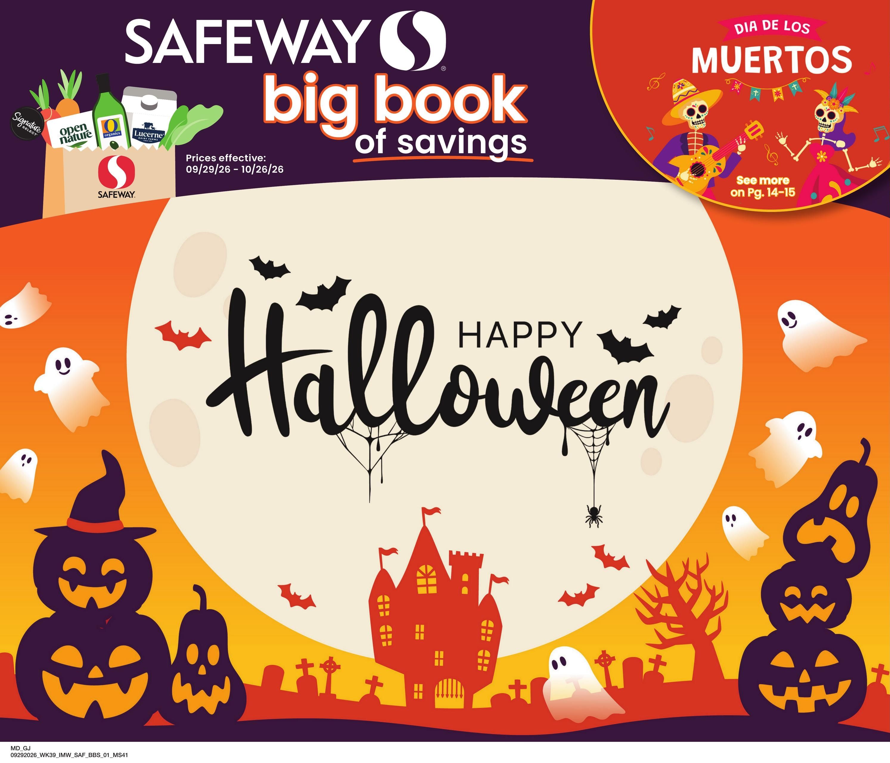 Safeway (Battlement Mesa Area, CO) Big Book of Savings Weekly Ad September 29 - October 26, 2026