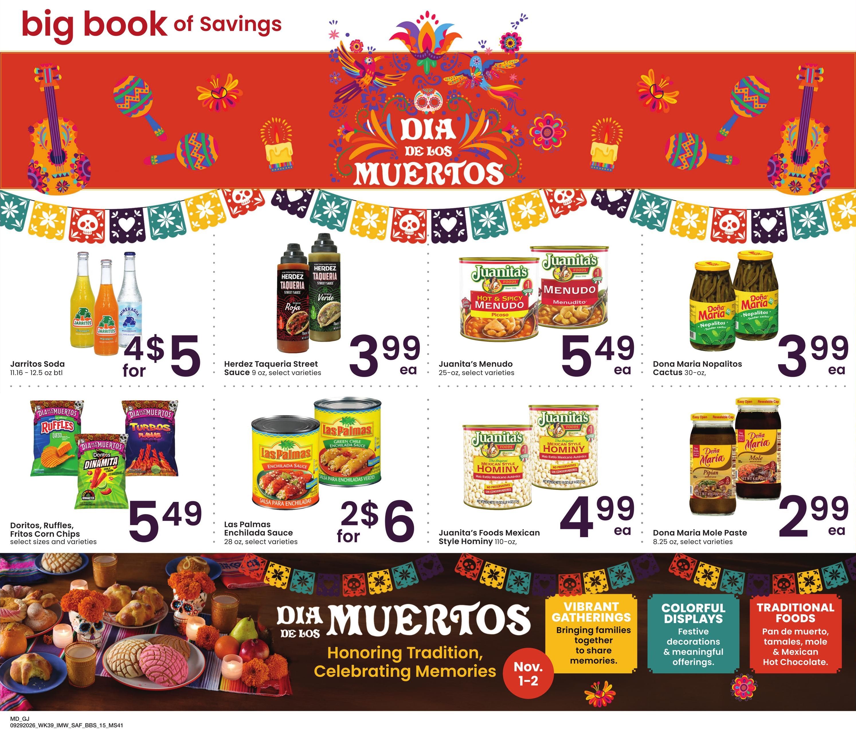 Safeway (Battlement Mesa Area, CO) Big Book of Savings Weekly Ad September 29 - October 26, 2026