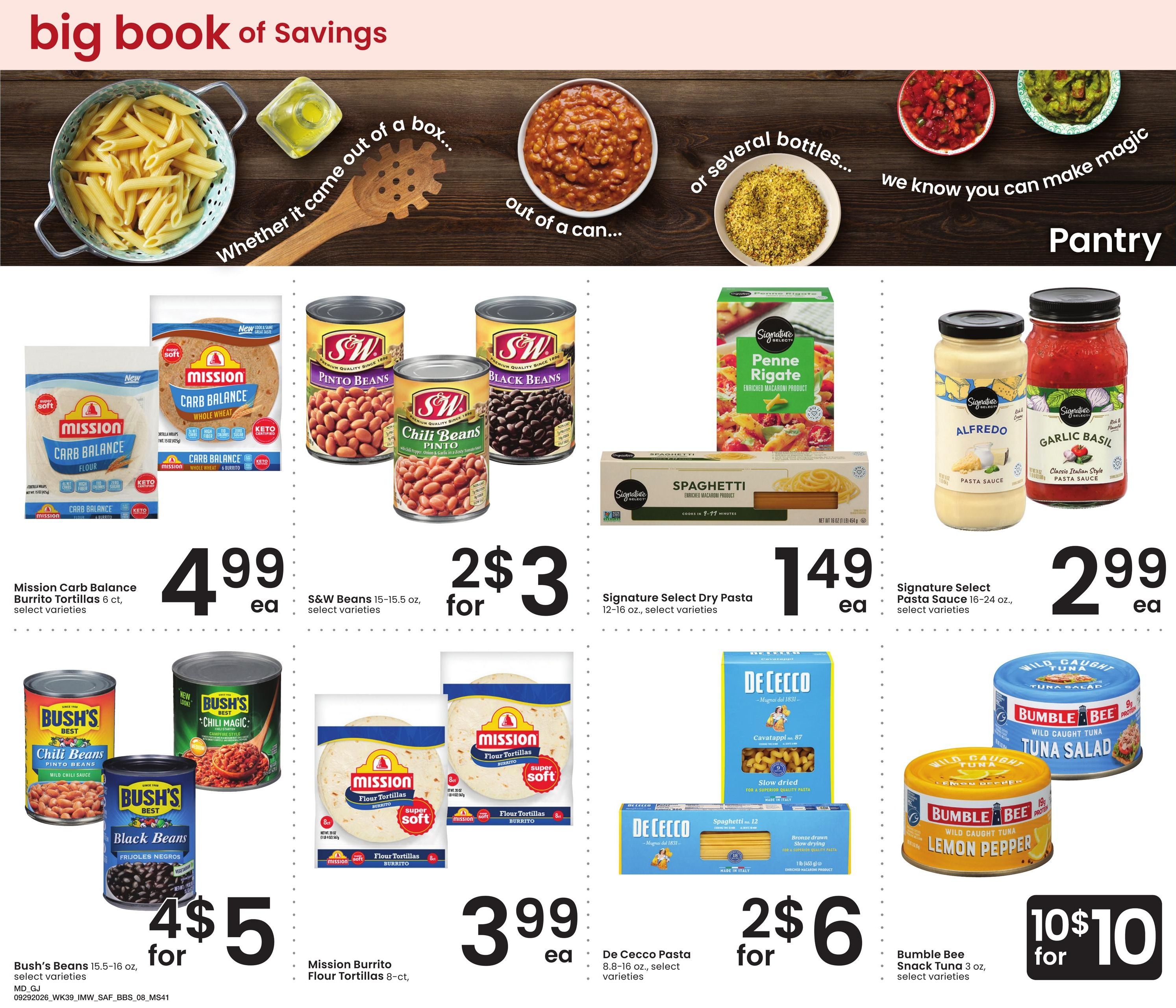 Safeway (Battlement Mesa Area, CO) Big Book of Savings Weekly Ad September 29 - October 26, 2026