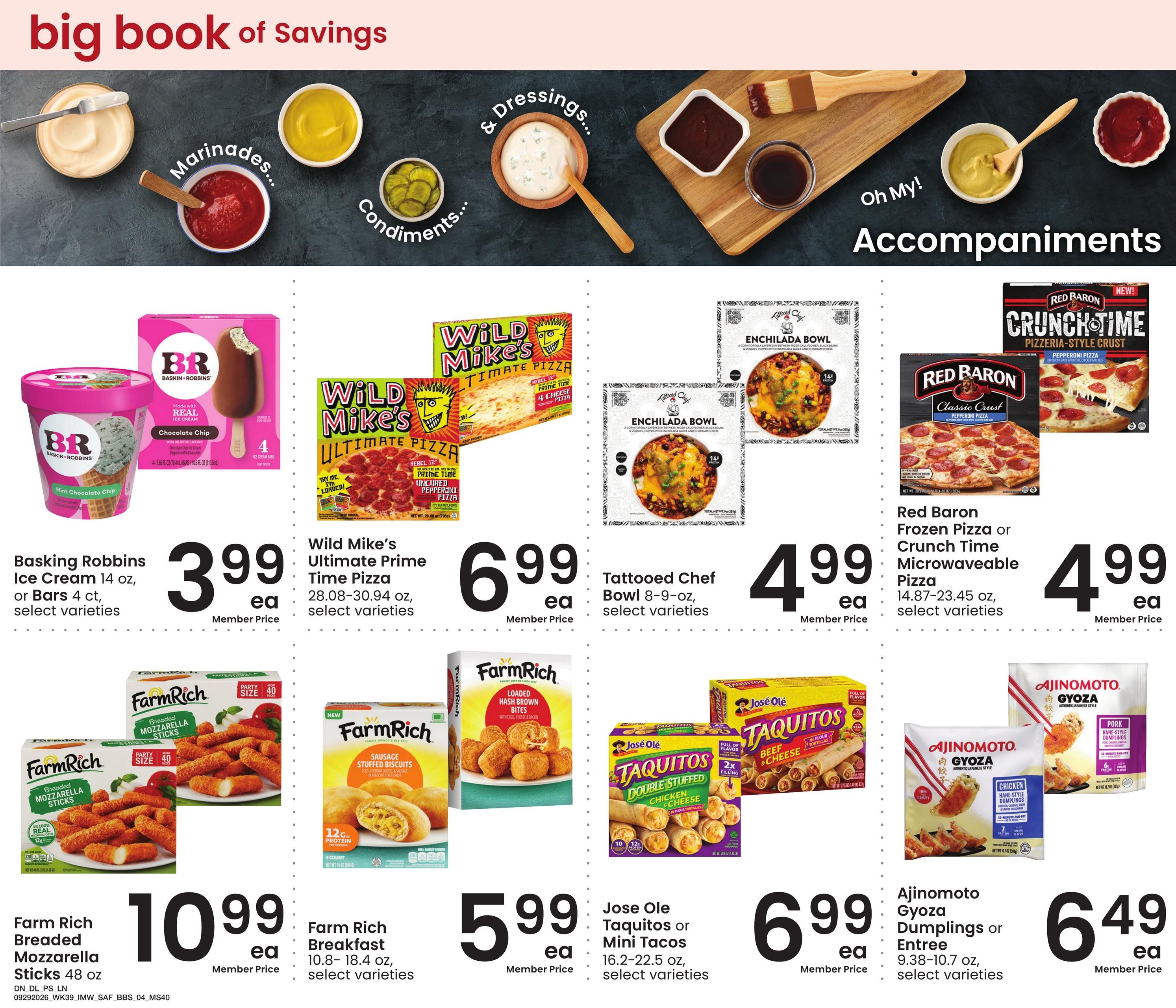 Safeway (Alder Area, MT) Big Book of Savings Weekly Ad September 29 - October 26, 2026