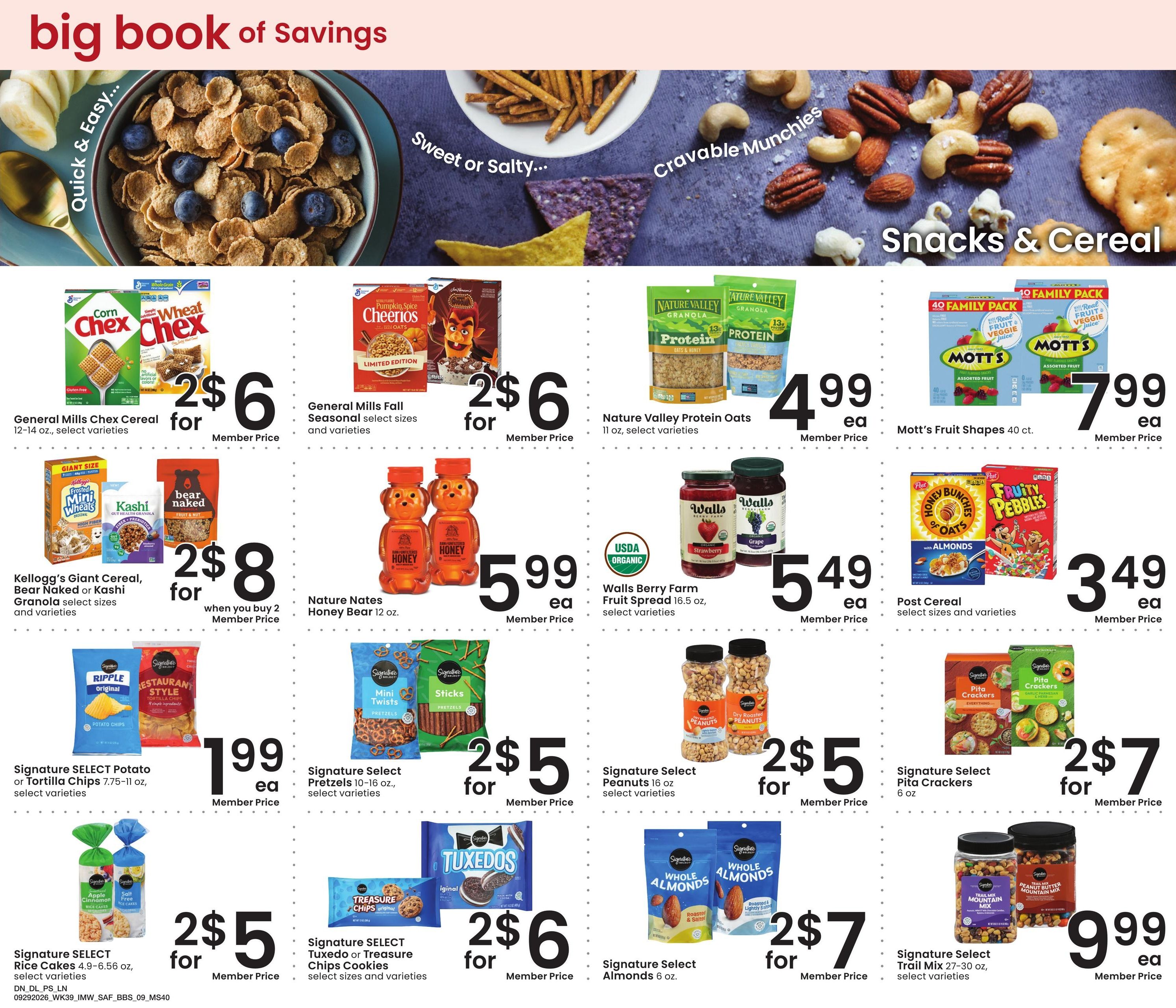 Safeway (Alder Area, MT) Big Book of Savings Weekly Ad September 29 - October 26, 2026