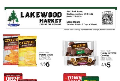 Lakewood Market Weekly Ad September 29 - October 5, 2026