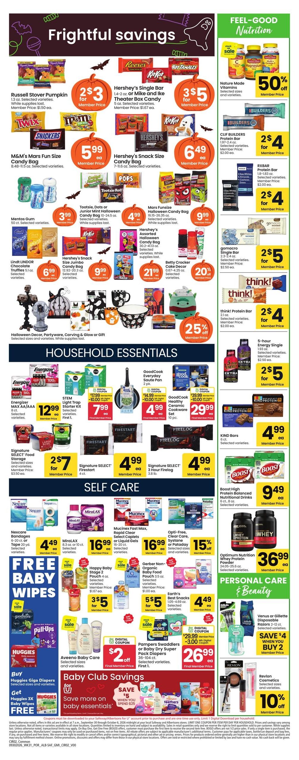 Albertsons (Bend Area, OR) Weekly Ad September 30 - October 6, 2026