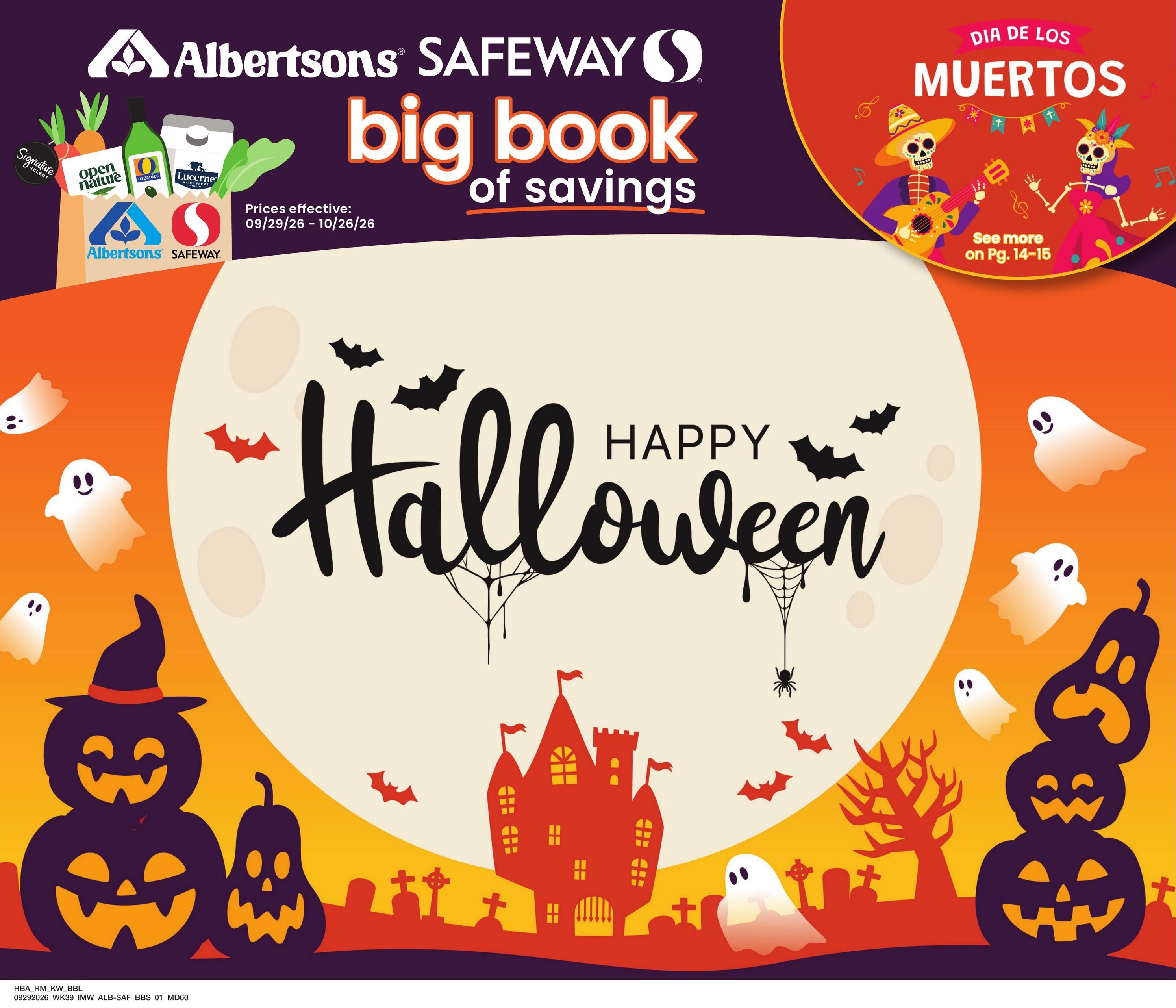 Albertsons (Big Timber Area, MT) Big Book of Savings Weekly Ad September 29 - October 26, 2026