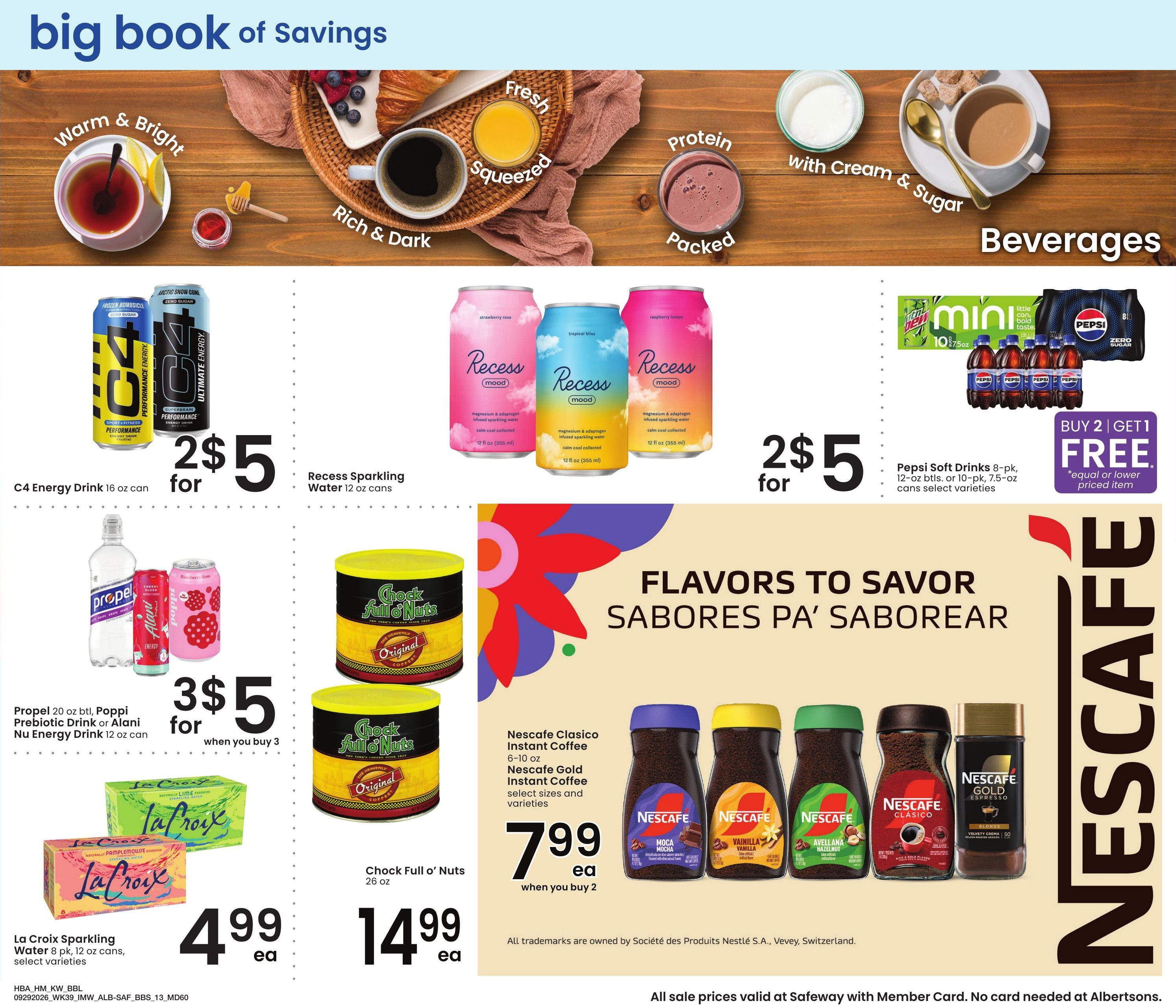 Albertsons (Big Timber Area, MT) Big Book of Savings Weekly Ad September 29 - October 26, 2026