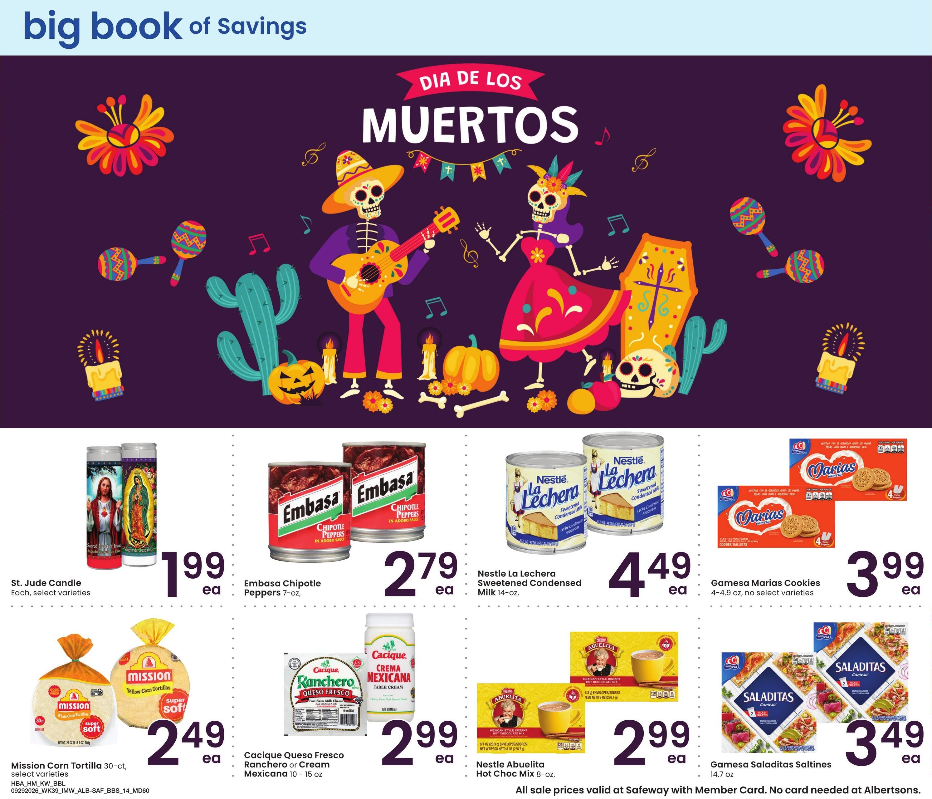 Albertsons (Big Timber Area, MT) Big Book of Savings Weekly Ad September 29 - October 26, 2026