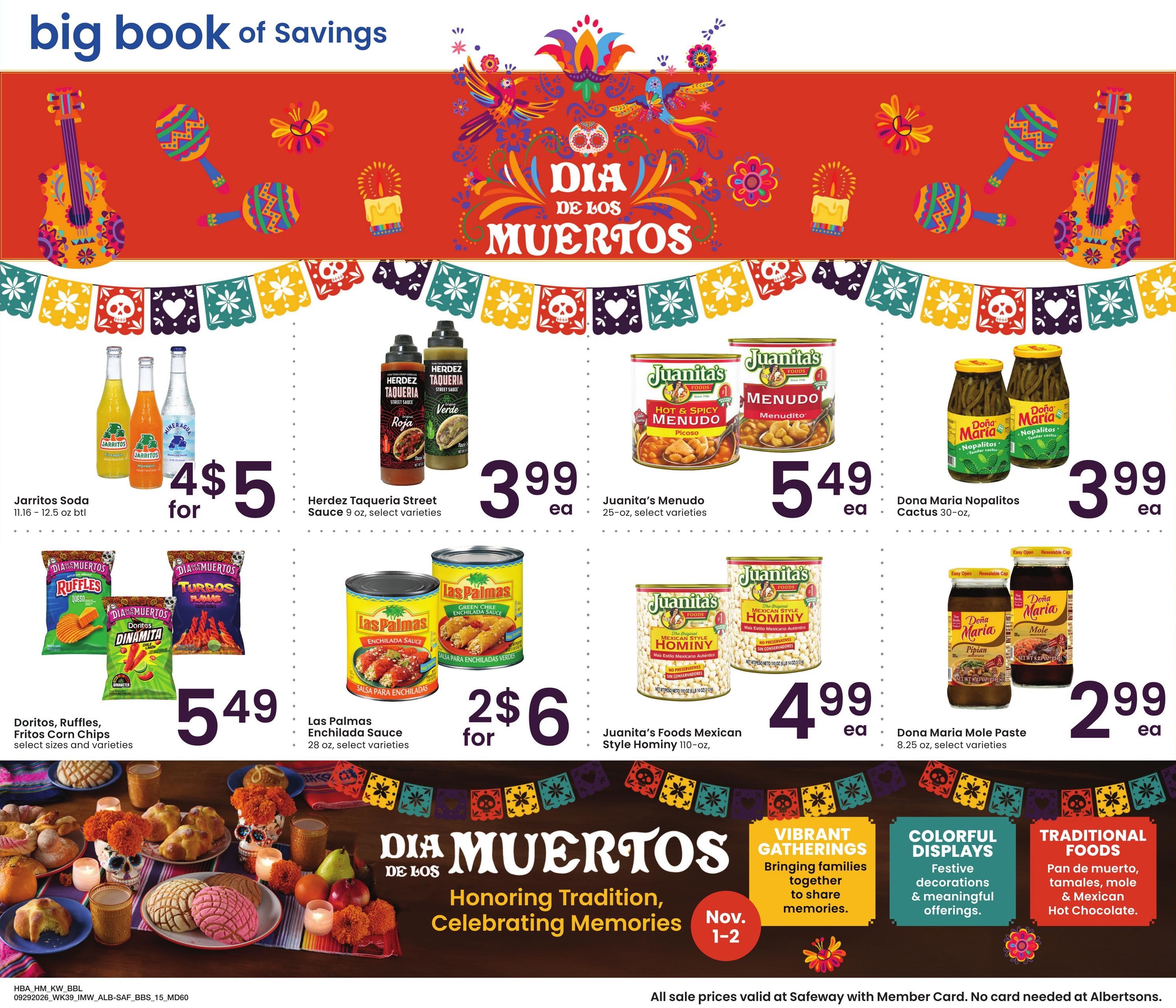 Albertsons (Big Timber Area, MT) Big Book of Savings Weekly Ad September 29 - October 26, 2026