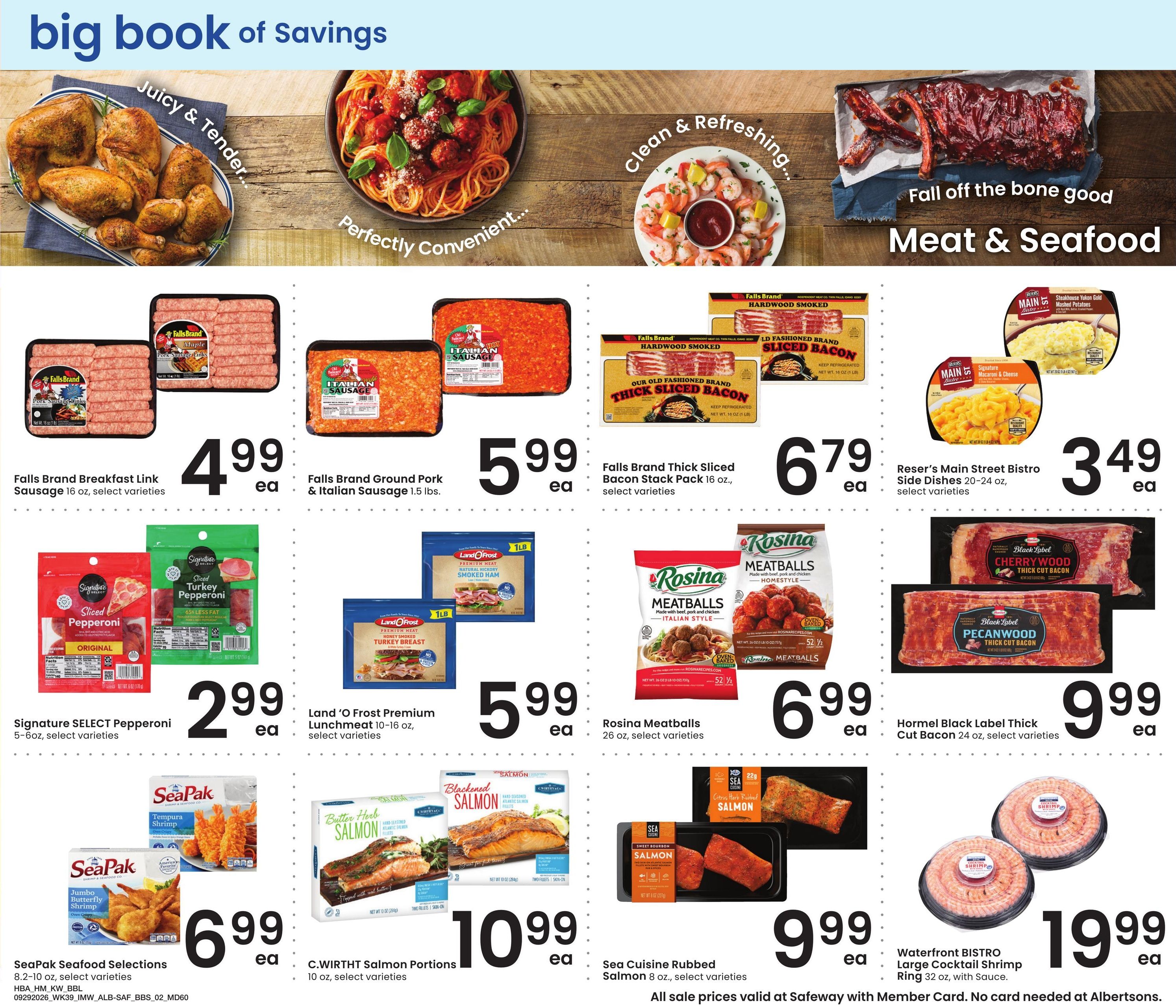 Albertsons (Big Timber Area, MT) Big Book of Savings Weekly Ad September 29 - October 26, 2026