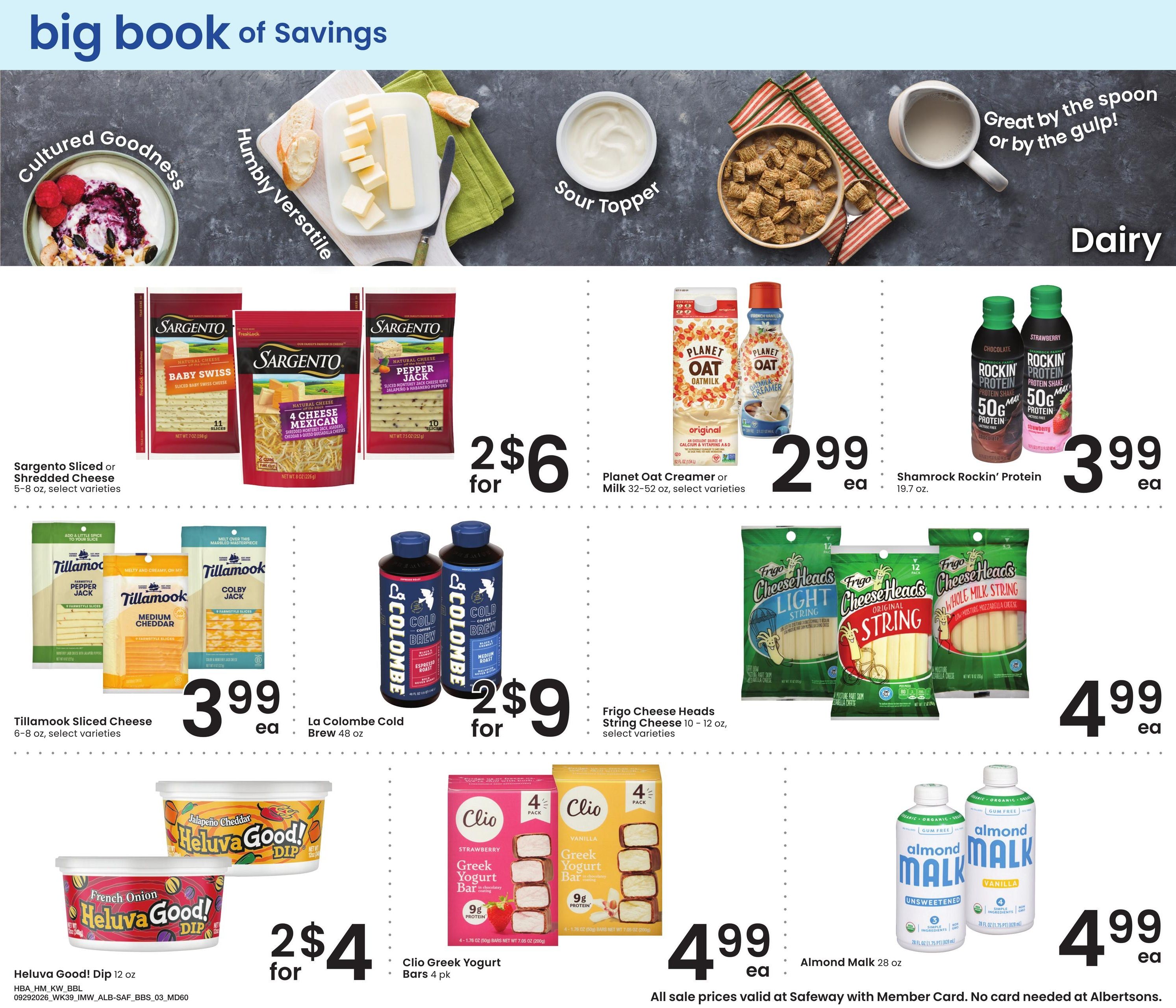 Albertsons (Big Timber Area, MT) Big Book of Savings Weekly Ad September 29 - October 26, 2026