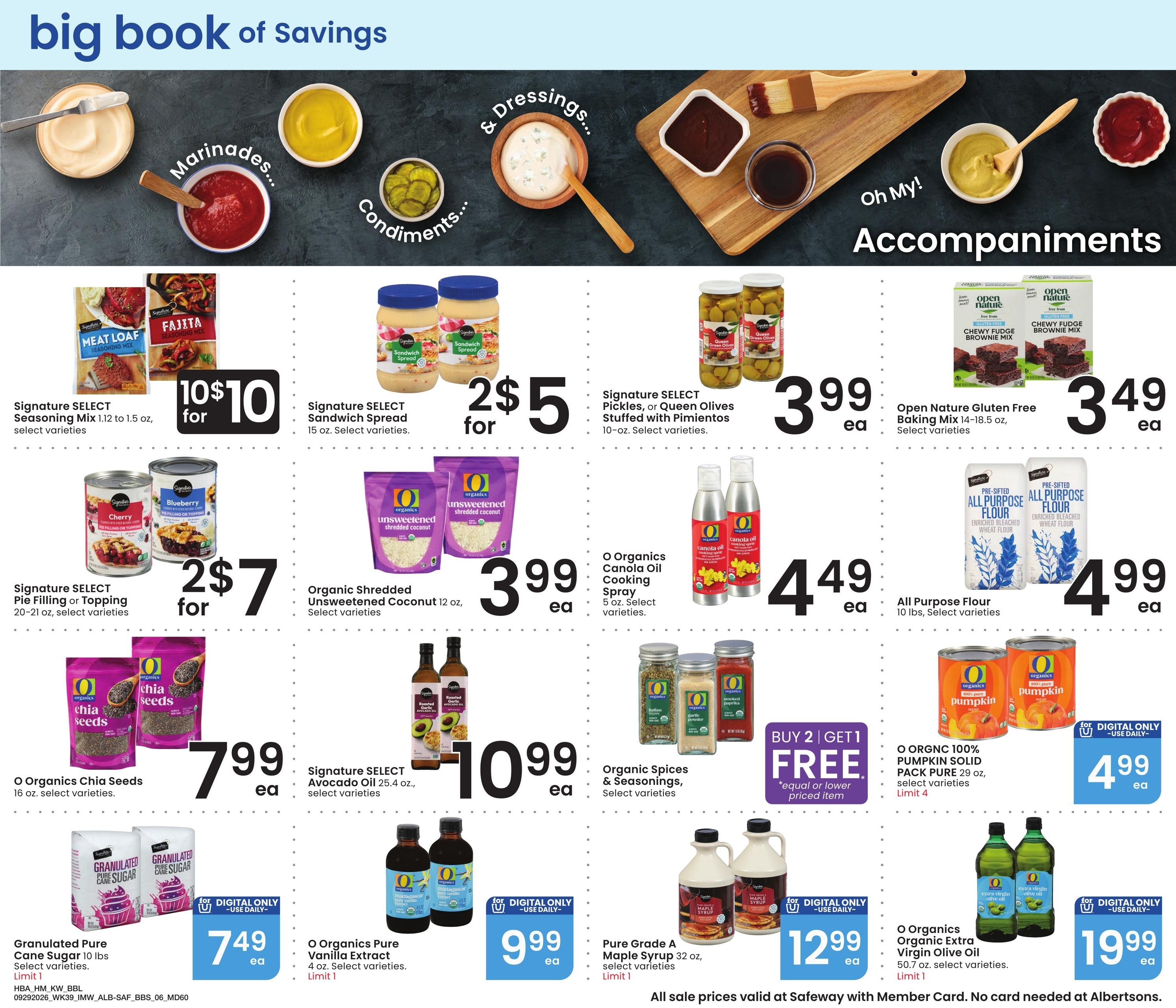 Albertsons (Big Timber Area, MT) Big Book of Savings Weekly Ad September 29 - October 26, 2026