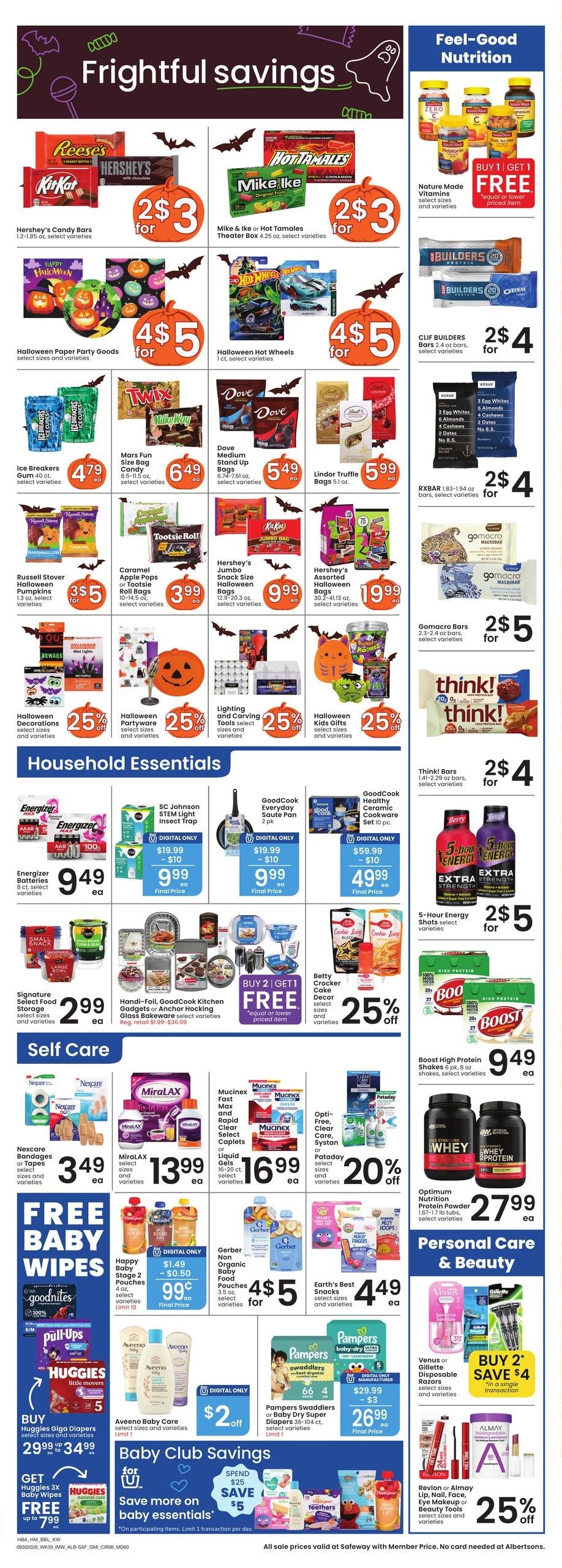 Albertsons (Big Timber Area, MT) Weekly Ad September 30 - October 6, 2026