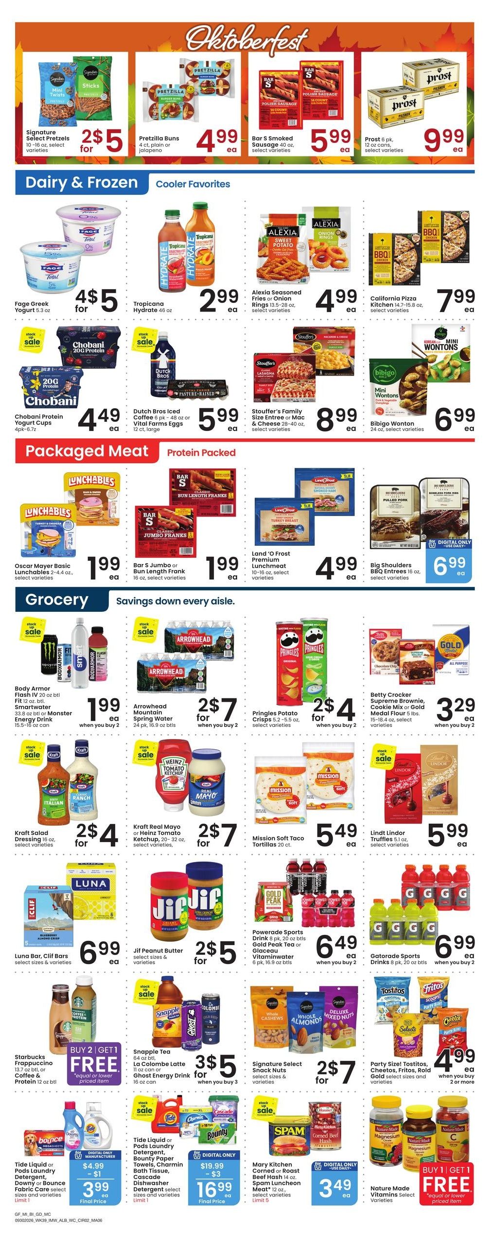Albertsons (Billings-Missoula Area, MT) Weekly Ad September 30 - October 6, 2026