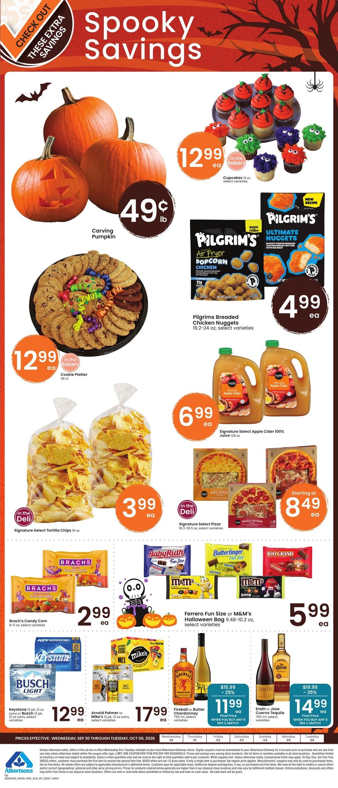Albertsons (Rock Springs Area, WY) Weekly Ad September 30 - October 6, 2026