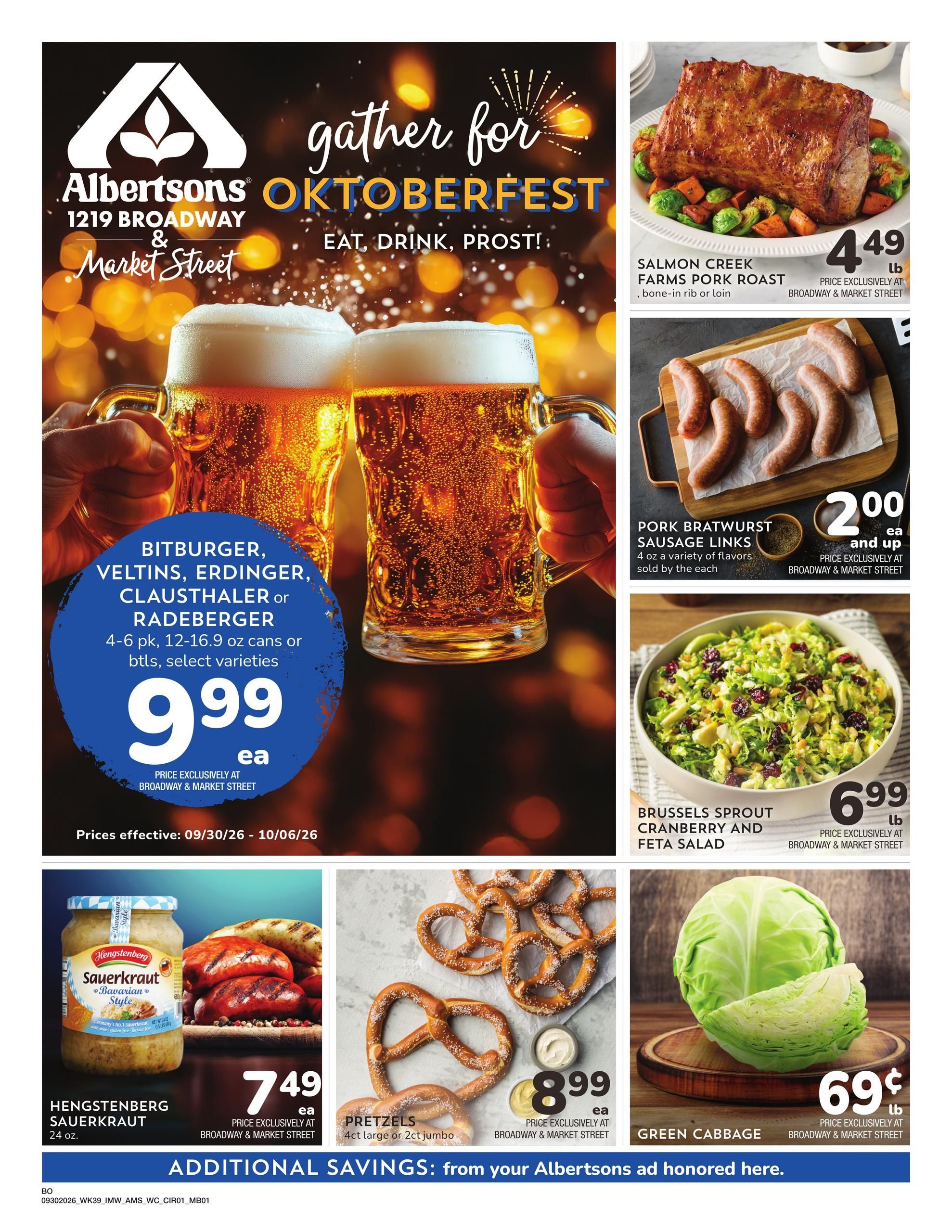 Albertsons Weekly Ad September 30 - October 6, 2026