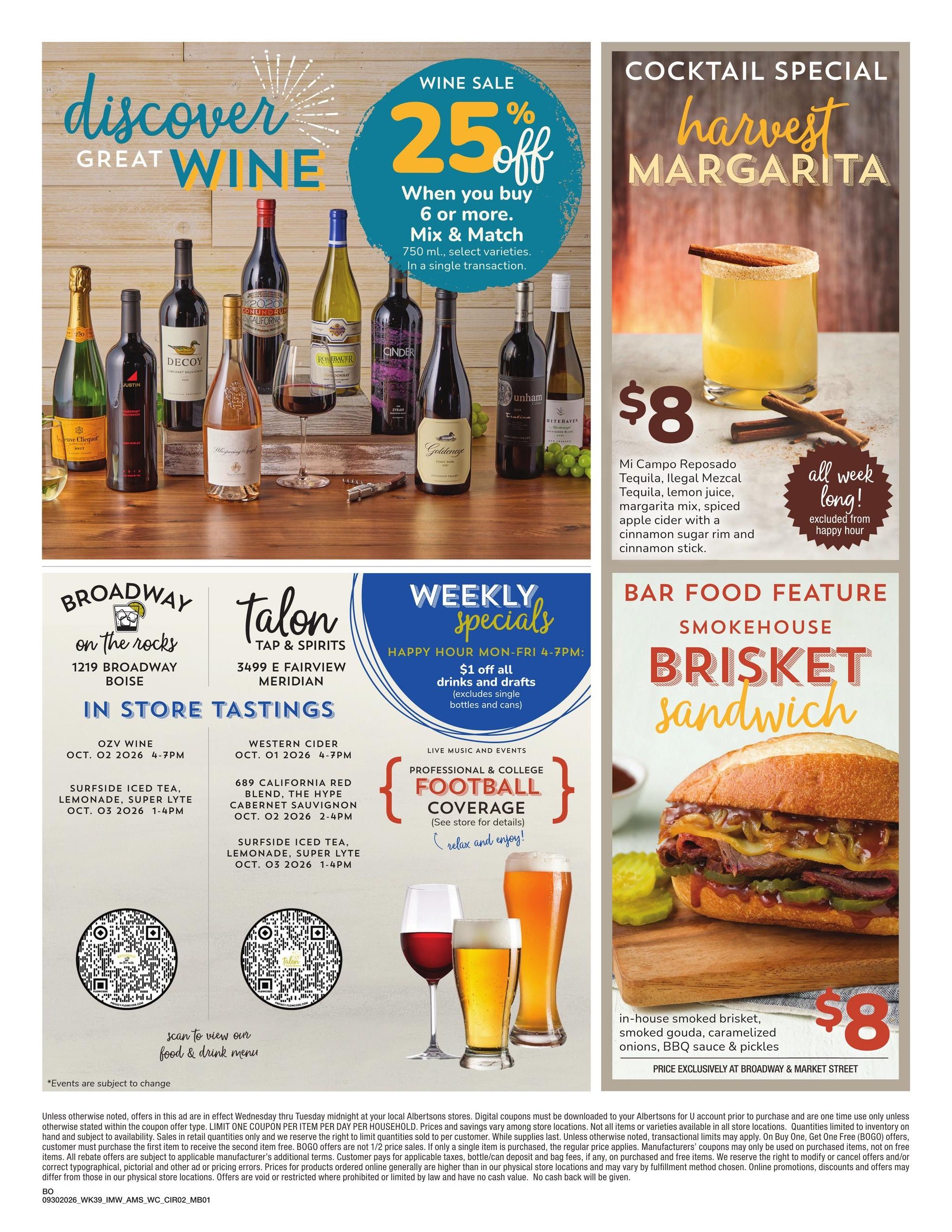 Albertsons Weekly Ad September 30 - October 6, 2026