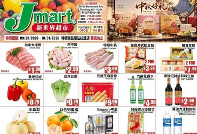 Jmart Weekly Ad September 28 - October 1, 2026